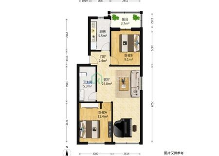 北方工业大学宿舍楼16号楼1单元102室