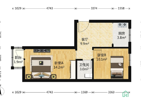 华严路3号院1号楼5单元503室