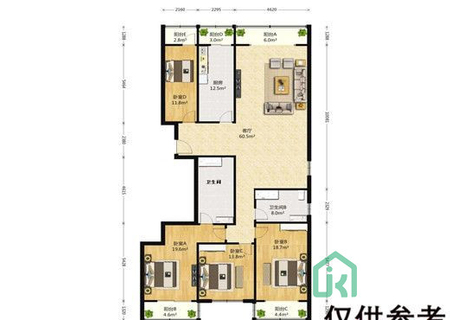 西雅图港6号楼5层605房屋