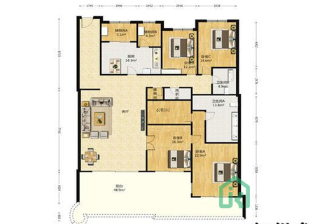 瀛海庄园（瀛海名居）76号楼乙单元202号