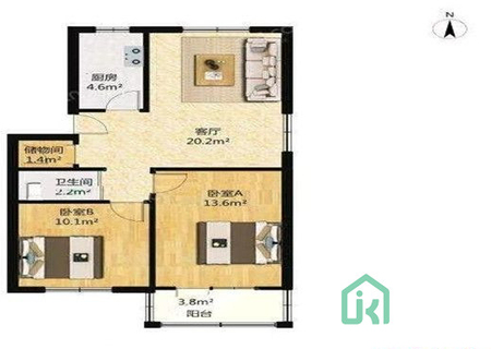 榆垡新城嘉园6号楼1单元301号