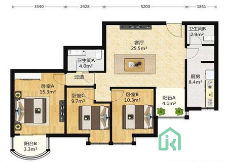 北欧印象1号楼2505号