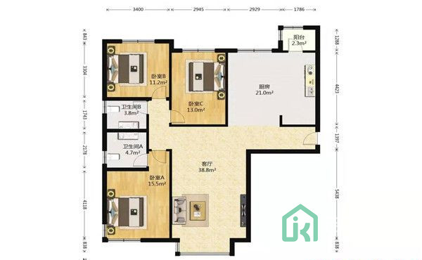 金泰先锋北区333号楼1单元201号