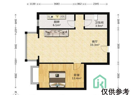 世界名园A区13号楼2单元202