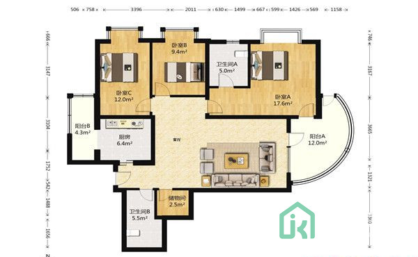 万科星园4号楼401号