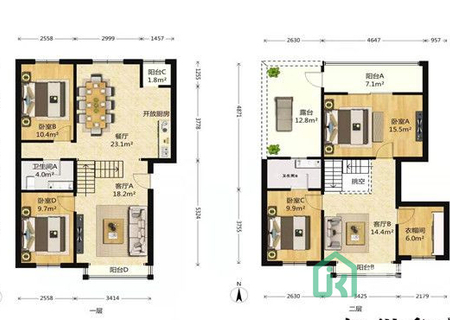 龙博苑二区4号楼2单元602（复式）