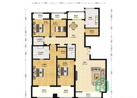 星河湾朗园3号楼2单元1501号