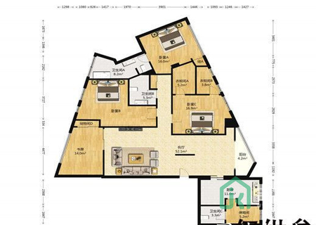 沿海赛洛城402楼1902号