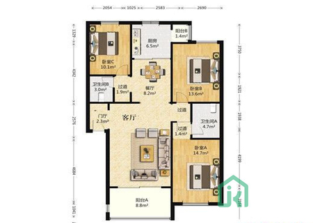 滨河楼7号楼1单元4号