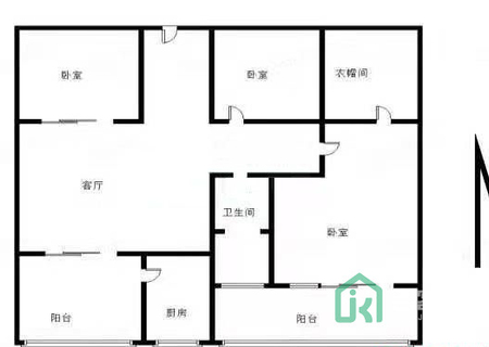 禾风仕家（俊景苑）1号楼B座1006室