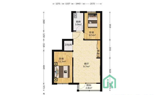 拱辰大街70号楼4-451