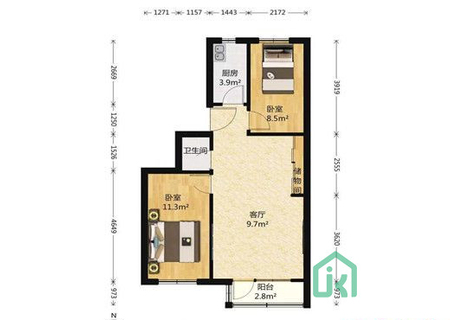 拱辰大街70号楼4-451