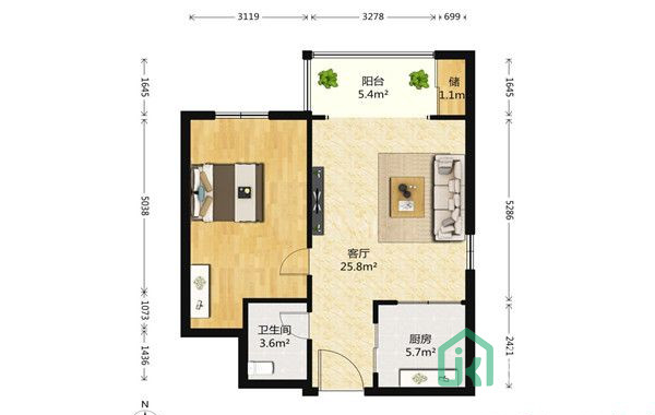 华亭嘉园E座3202号