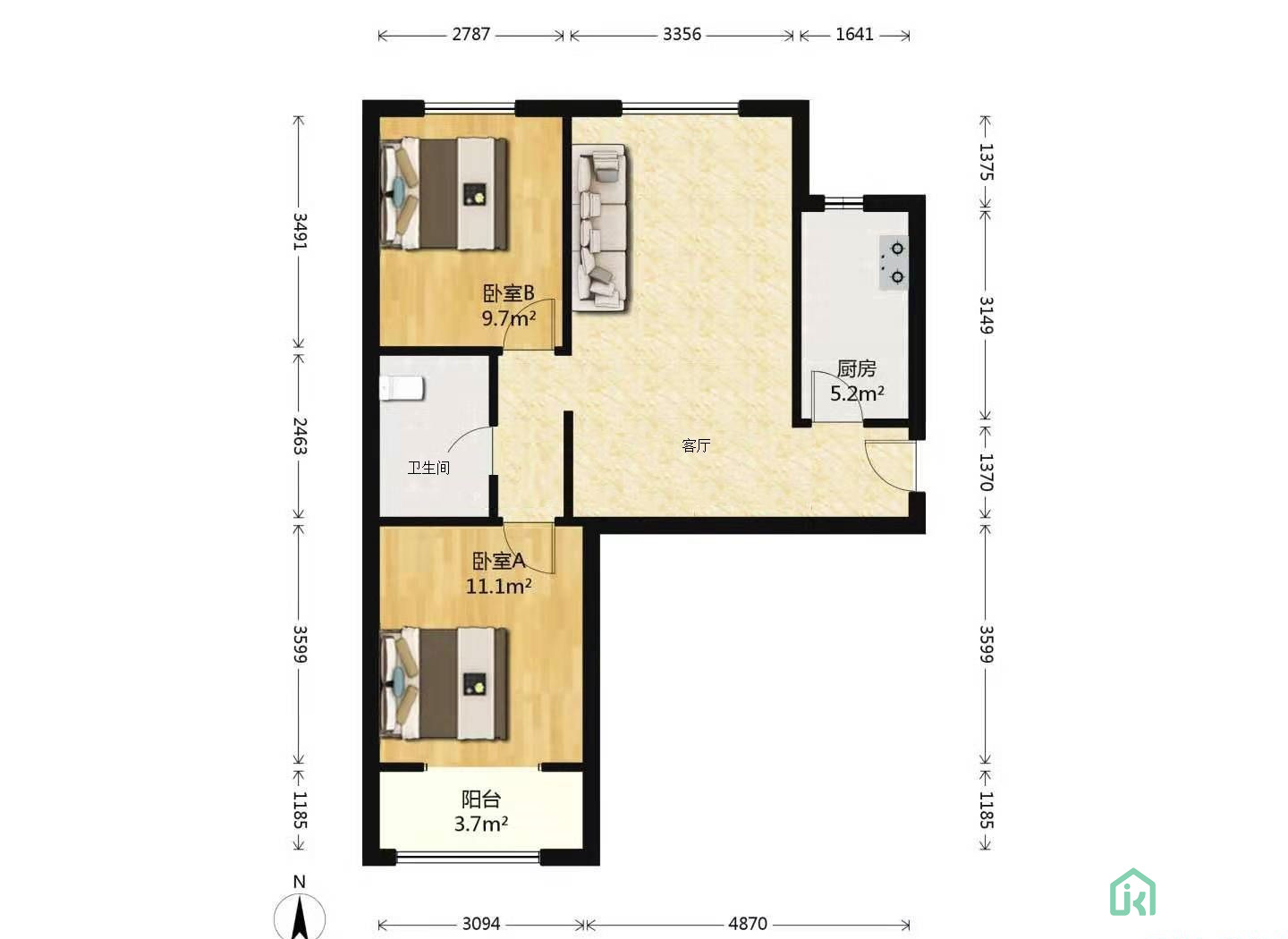 天通北苑二区22号楼6单元302号