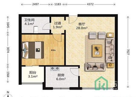 名佳花园三区31号楼3单元202室