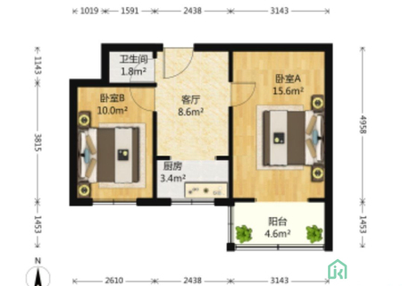 滨河东里（建兴小区）12号楼4单元602号