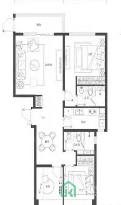 富力运河十号3号楼1单元503