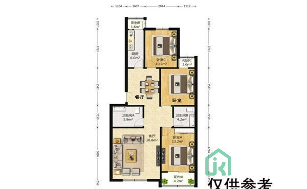 北潞华家园7号楼6单元501号